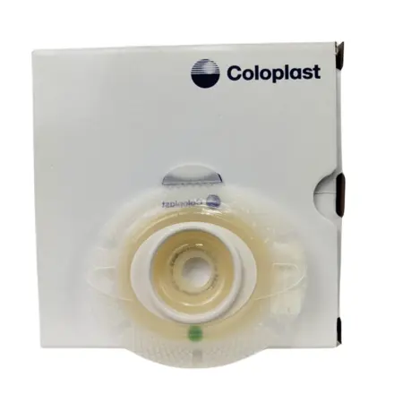 Placa-Base 40mm Convexa Recortável 15 a 23mm Coloplast - Placa